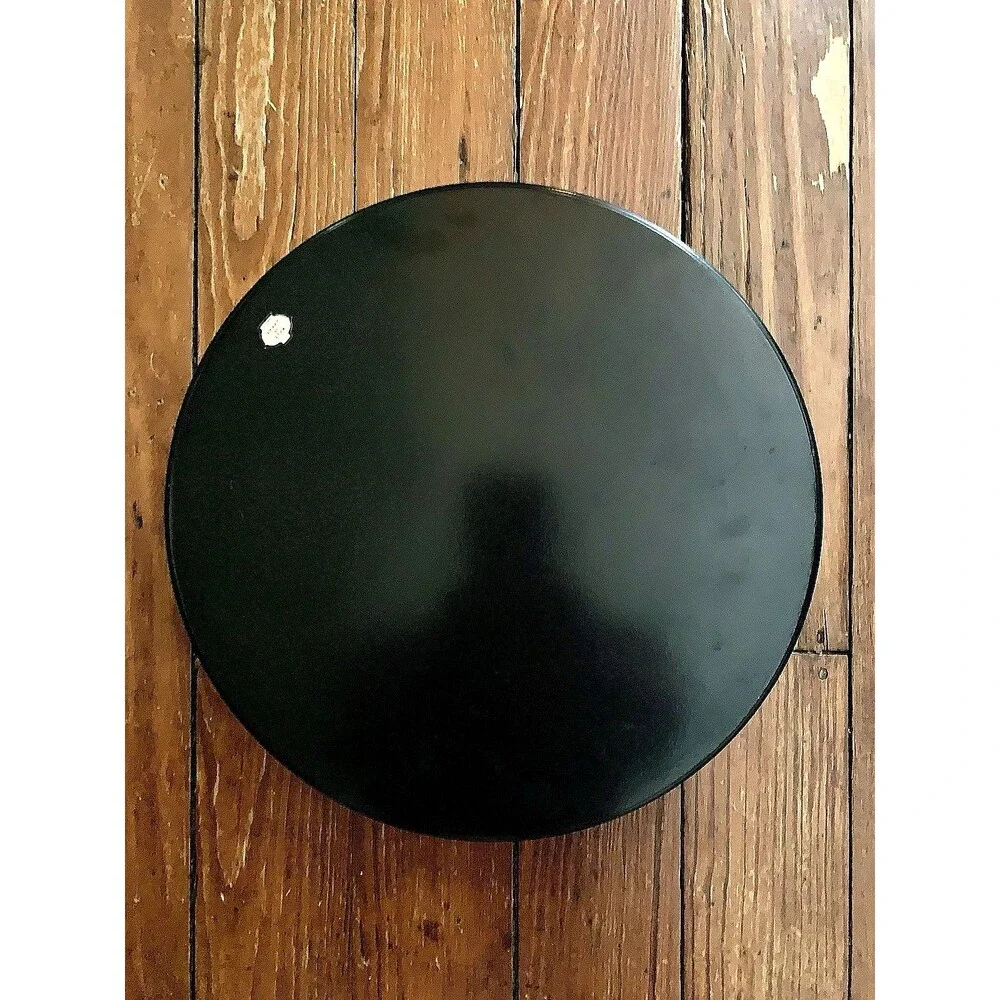 VINTAGE JAPANESE YAMANAKA LACQUERWARE CHRYSANTHEMUM ROUND SERVING TRAY 12.5